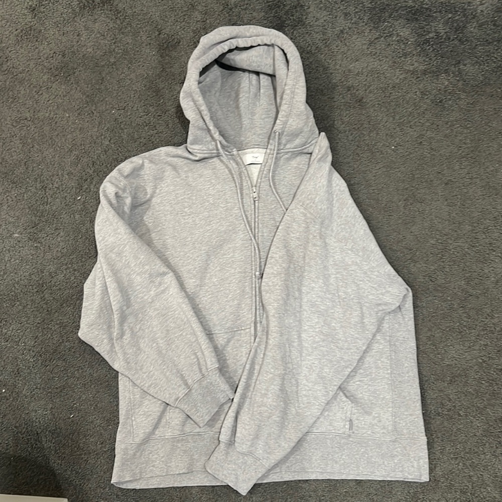 Cozy Fleece Boyfriend Zip-Up Hoodie